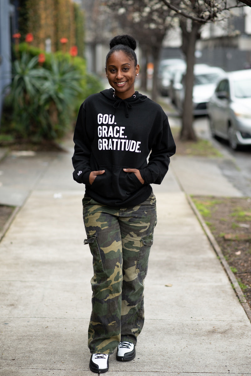 GOD.GRACE.GRATITUDE Hoodie (Black)