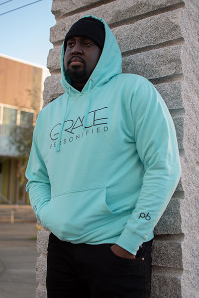 GRACE PERSONIFIED Hoodie Mint blue Parablegear